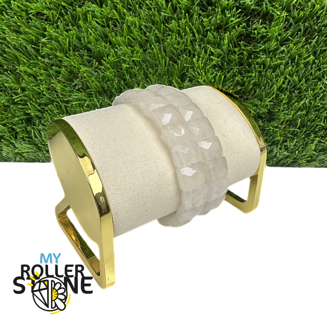 Bracelet Manchette en Cristal de Roche