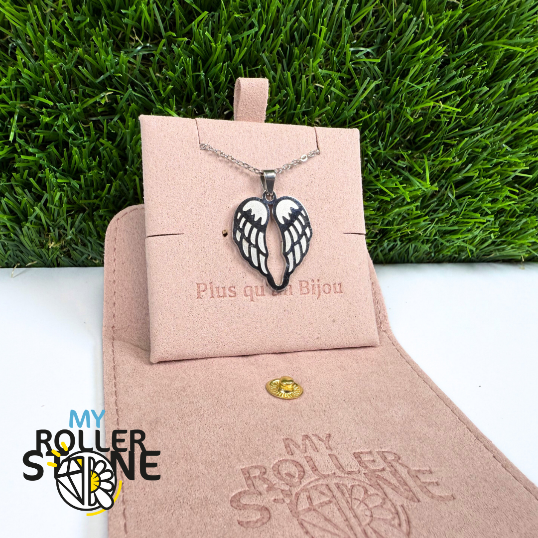 Pendentif Ailes d'Ange acier inoxydable