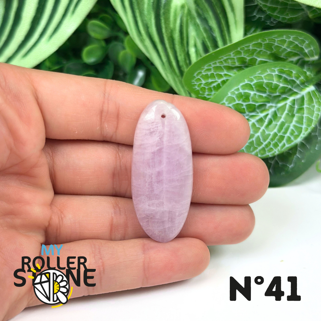 Pendentif Kunzite 5A percé