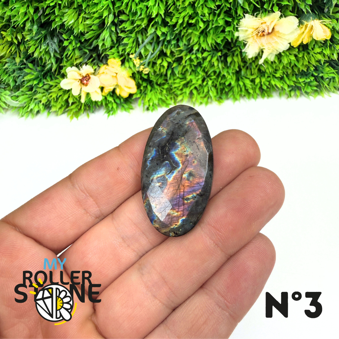 Pendentif Percé Spectrolite Violette