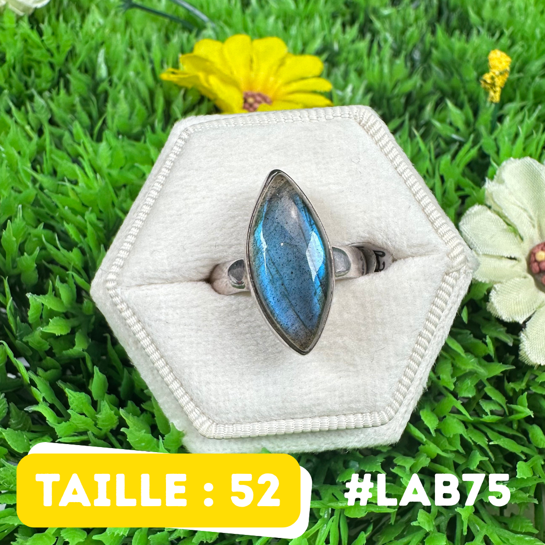 Bague Labradorite Bluefire #LAB75
