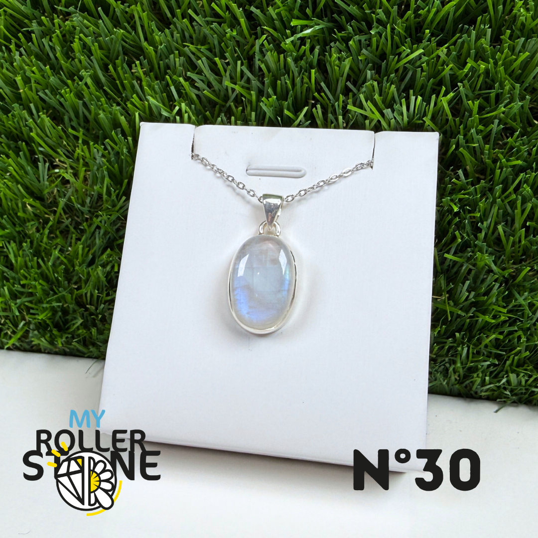 Pendentif Pierre de Lune Argent #30