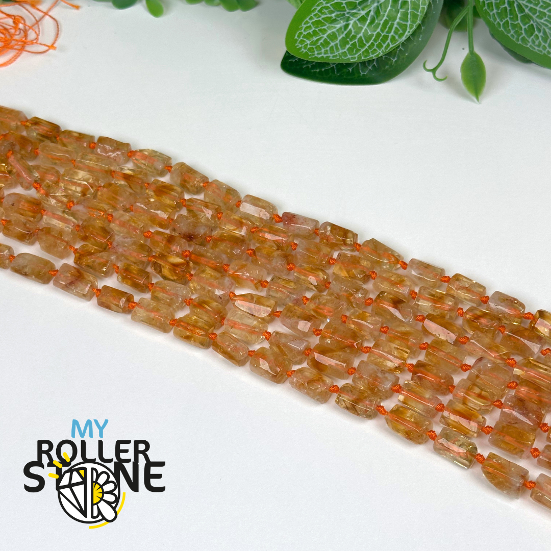 Perle colonne Citrine
