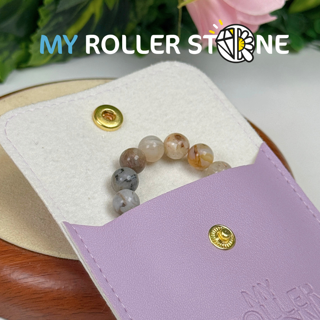 Bracelet perle Agate Bambou