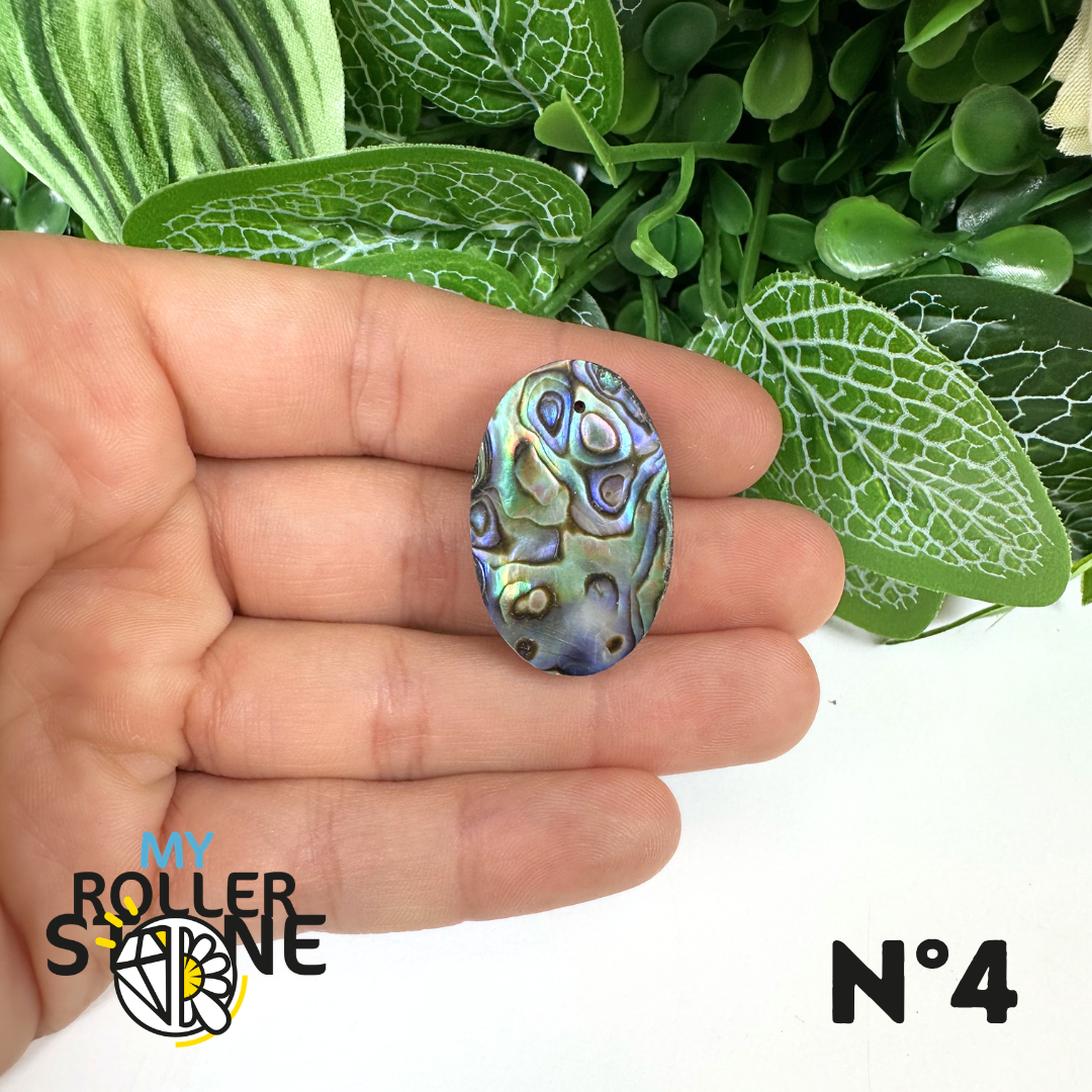 Pendentif en Abalone Forme Libre 5A