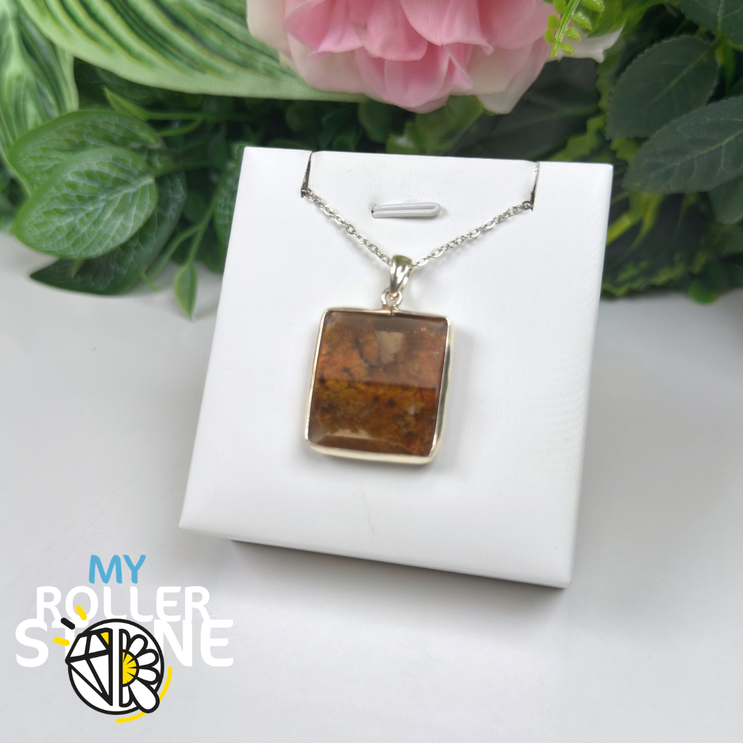 Pendentif Lodolite Du Brésil et Argent 925 #1