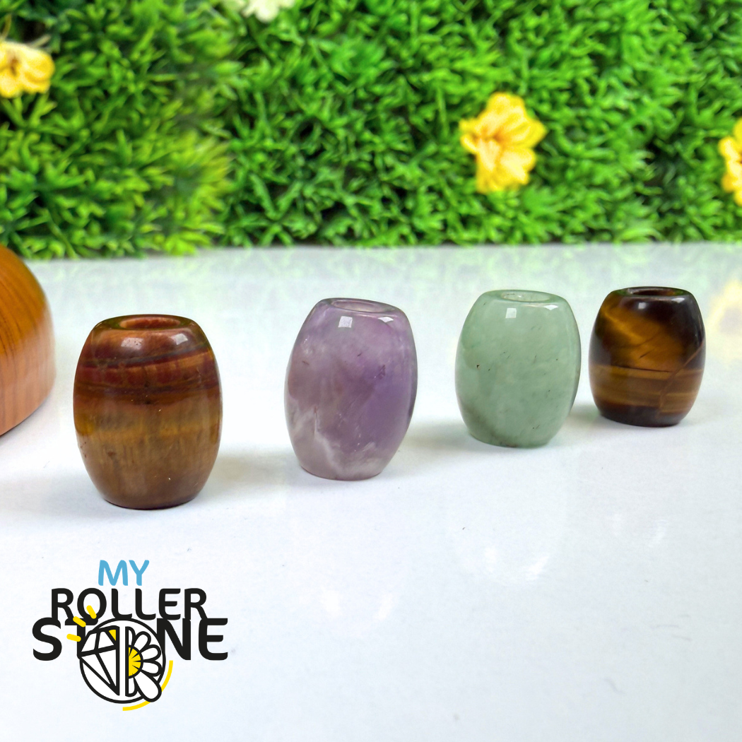 Perle Aventurine Baril Grand Trou