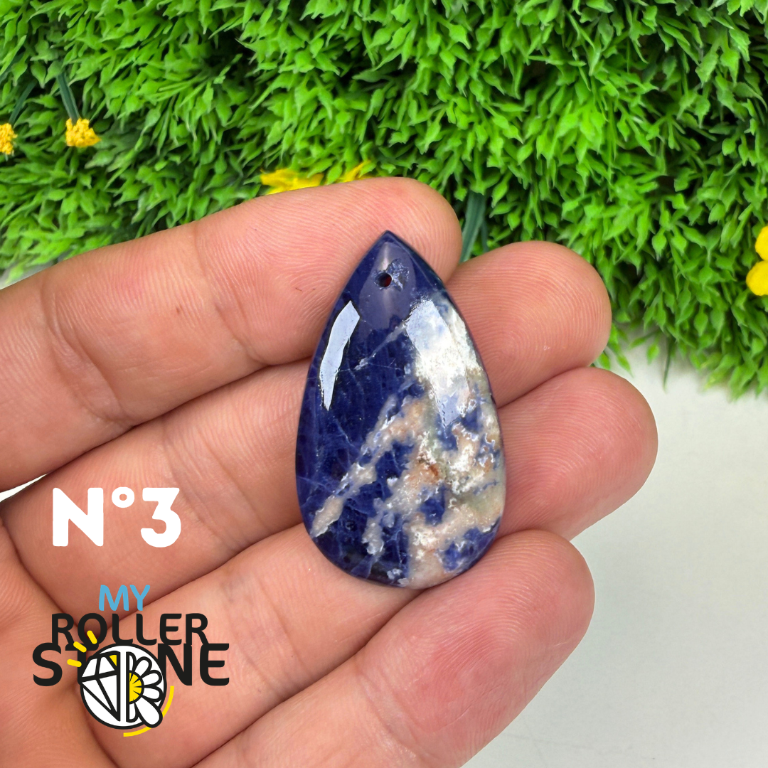 Pendentifs Percés Sodalite 5A