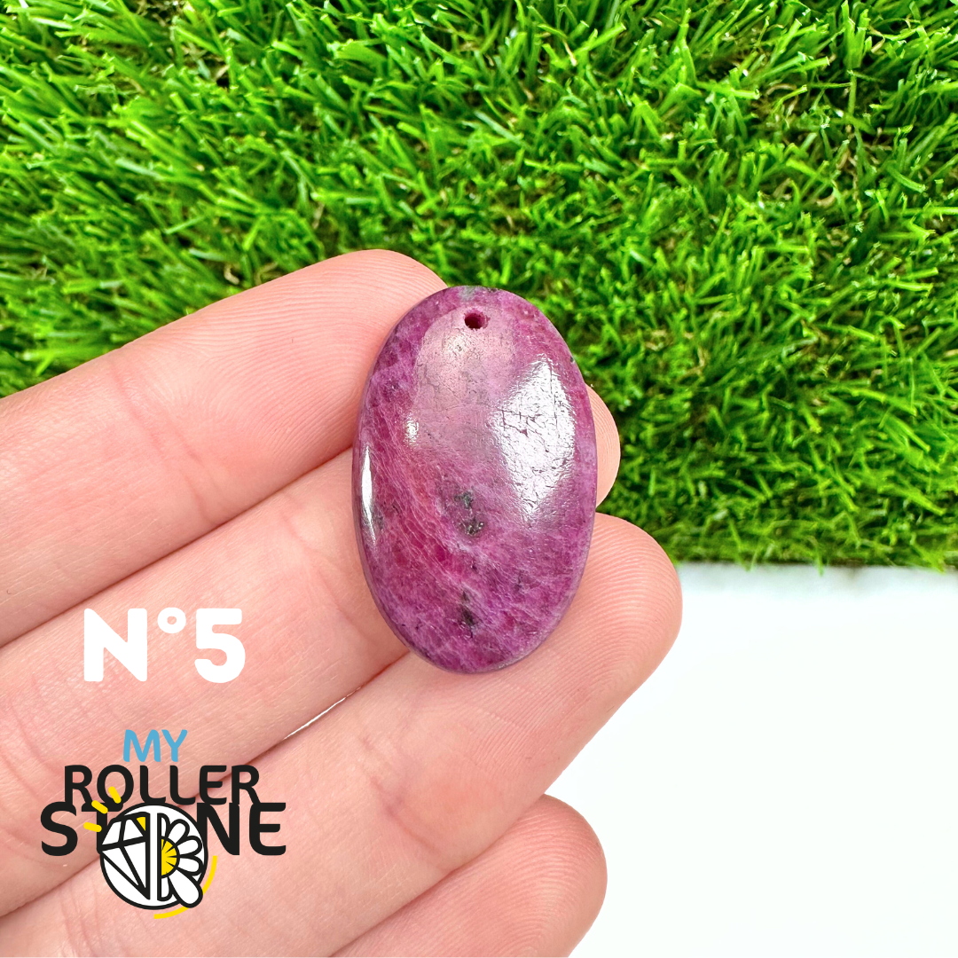 Pendentif Percé Rubis 3A