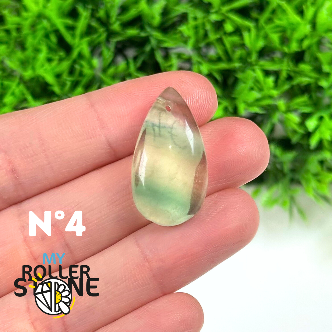Pendentif Percé Fluorite 5A