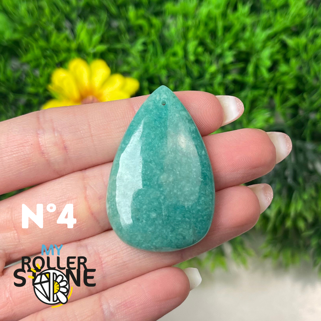 Pendentif Amazonite Brésil 5A