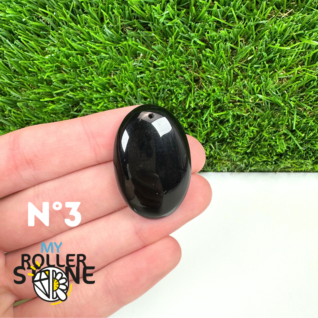 Pendentif Percé Tourmaline Noire