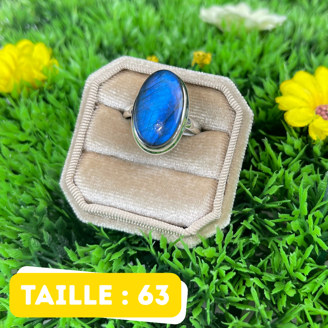 Bague Labradorite Bluefire #304
