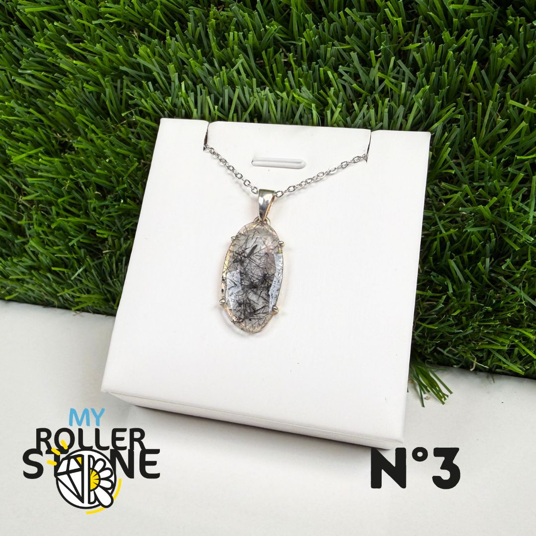 Pendentif Quartz Tourmaline #3