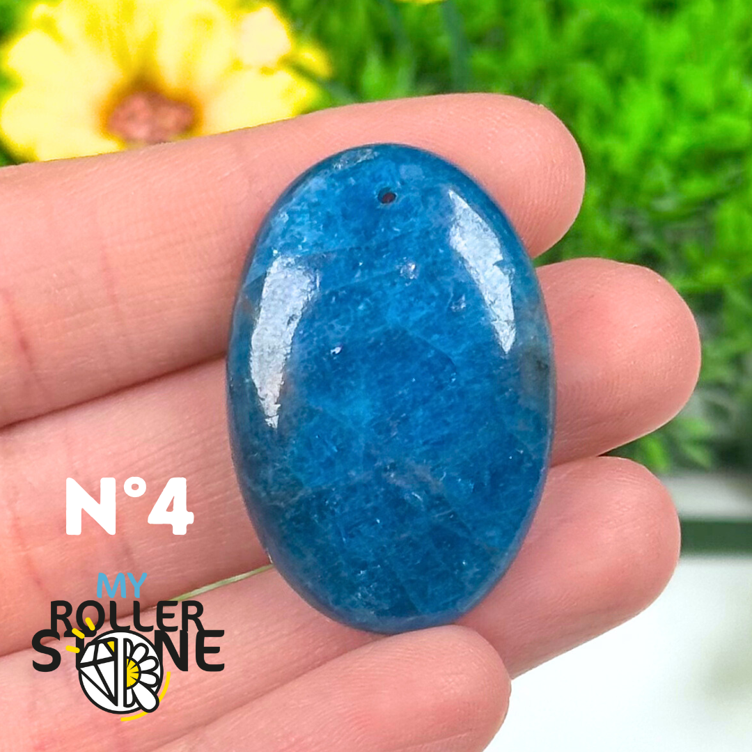 Pendentif Apatite bleue 5A