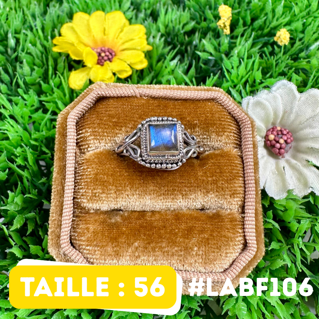 Bague Labradorite Bluefire #LABF106