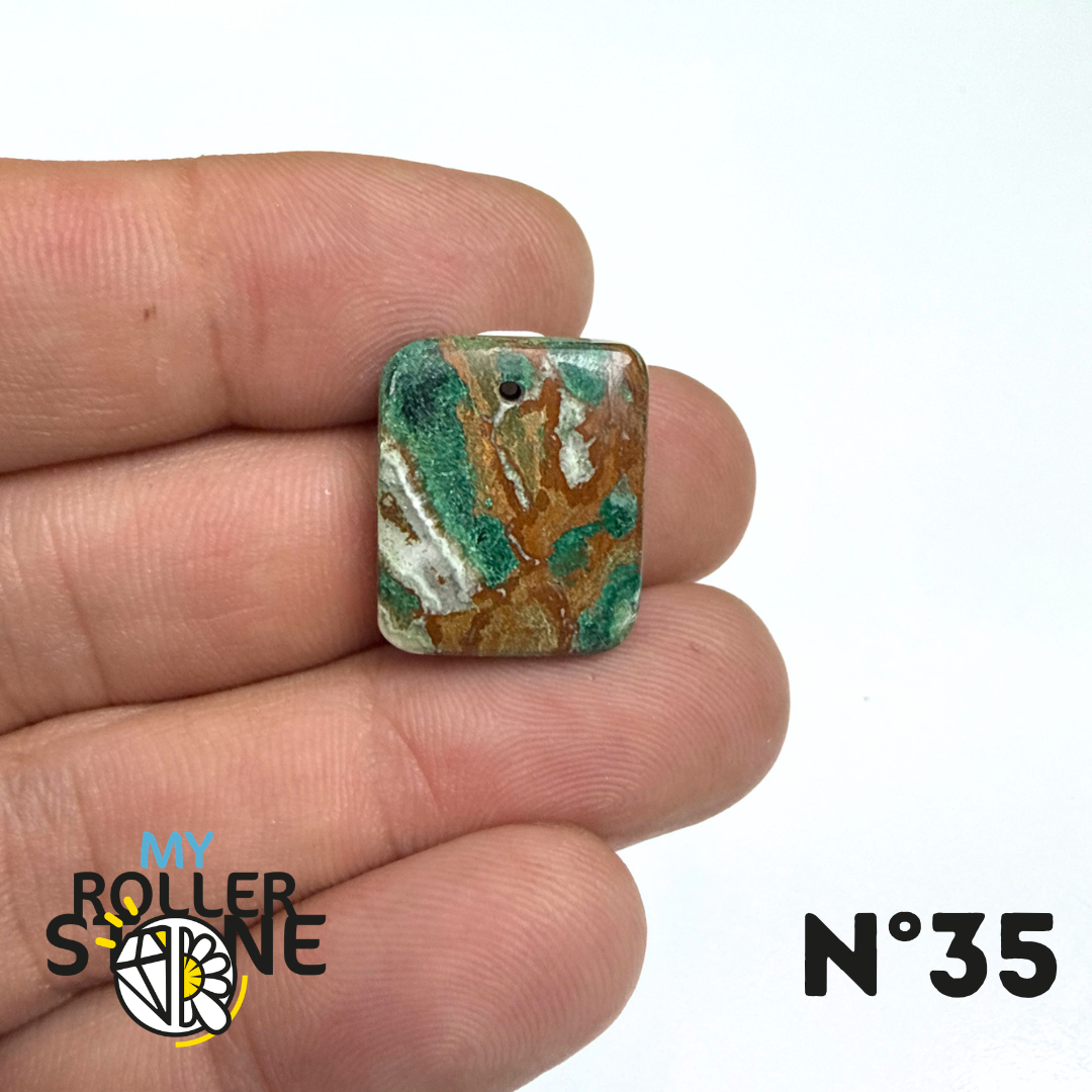 Pendentif Percé Chrysocolle
