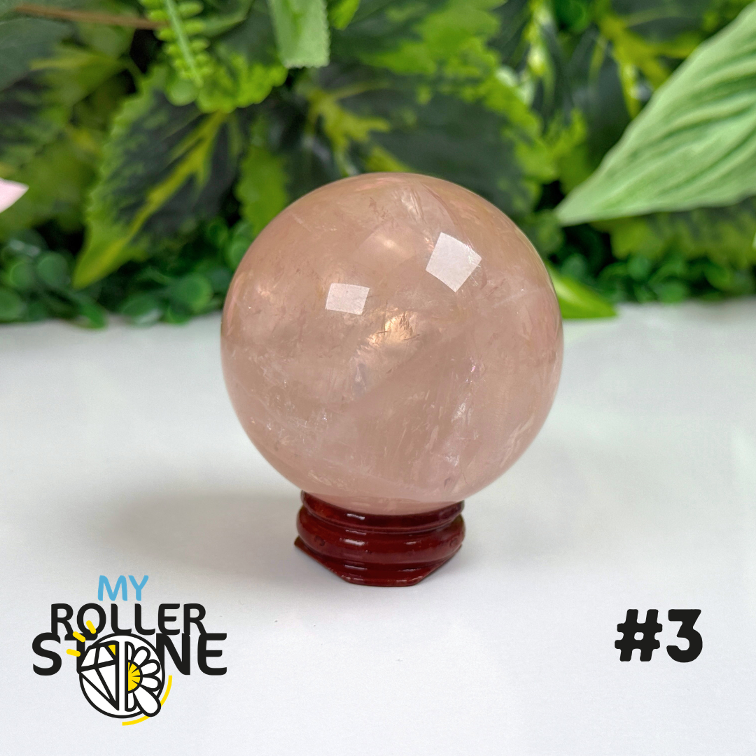 Sphère Quartz rose Étoilé