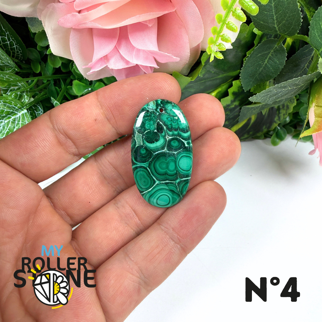 Pendentif Malachite Percé 5A