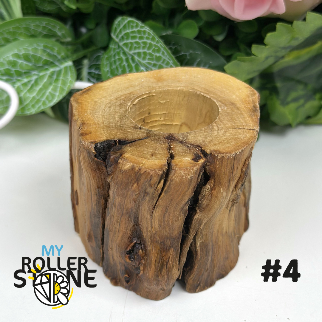 Support en bois LED pour sphère