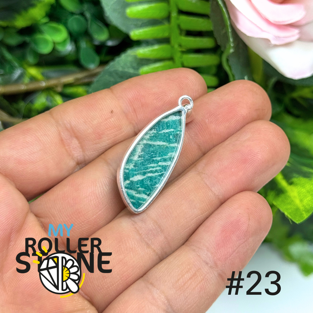 Pendentif argent amazonite #ZP23