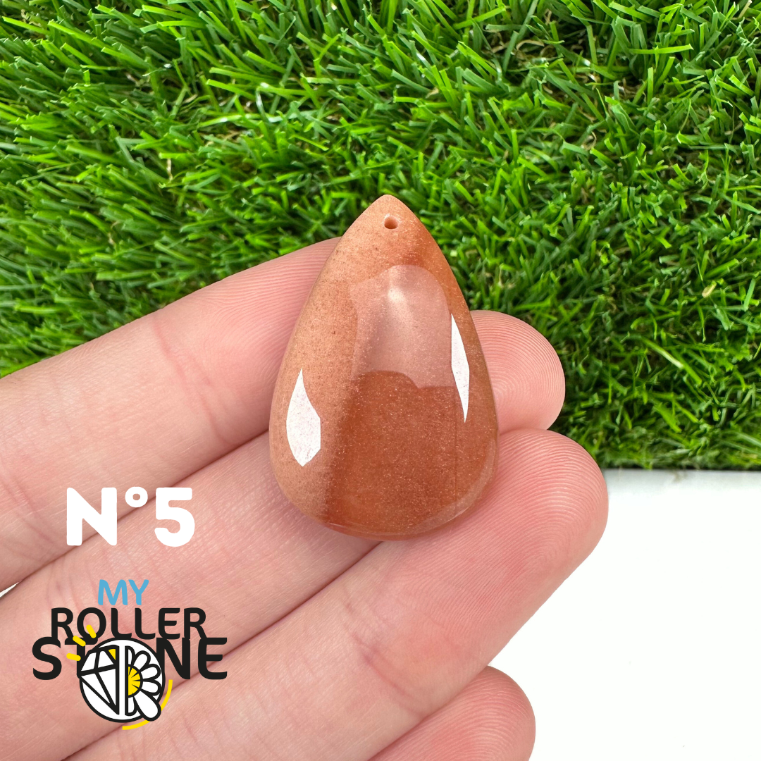 Pendentif Percé Amazonite Pêche