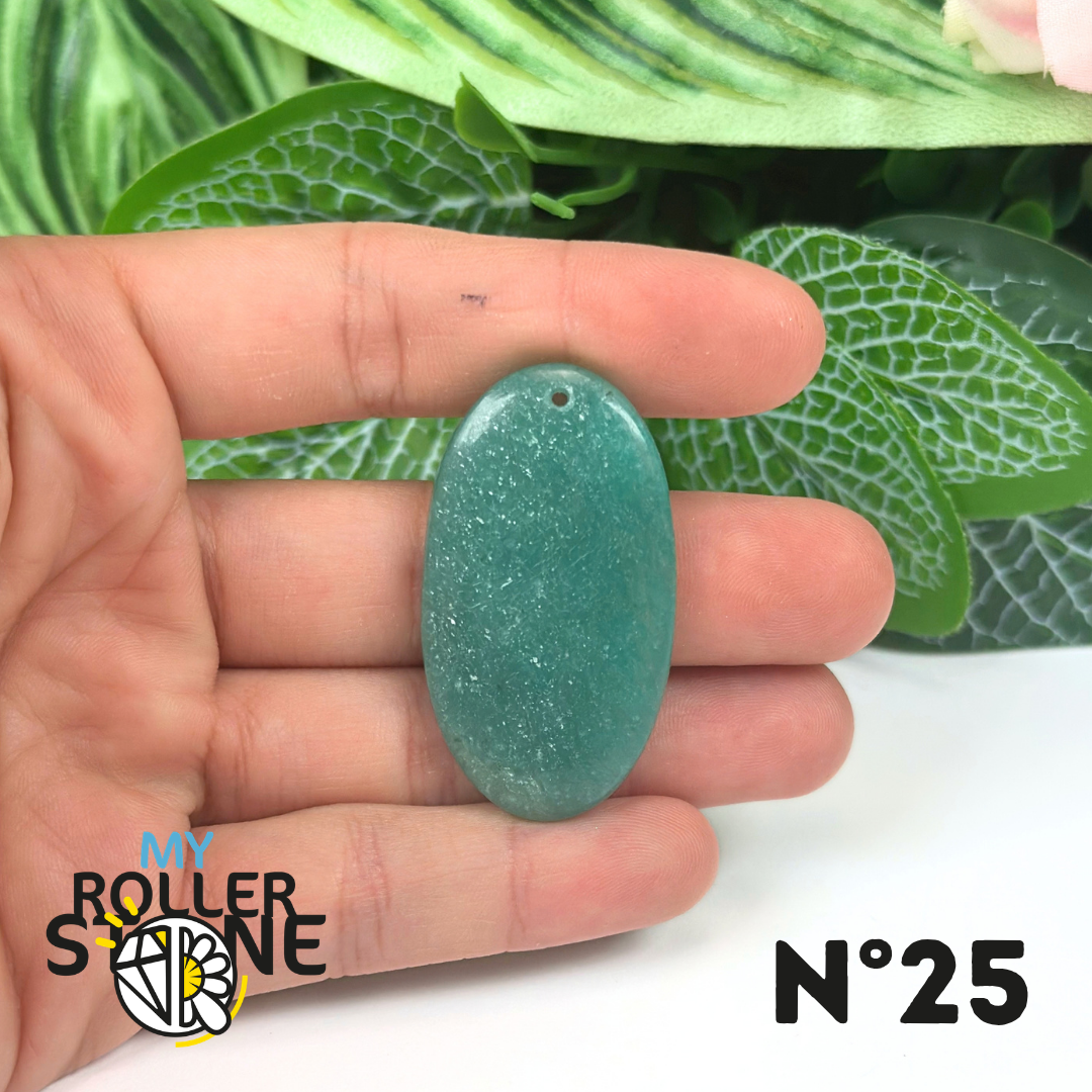Pendentif Amazonite Brésil 5A
