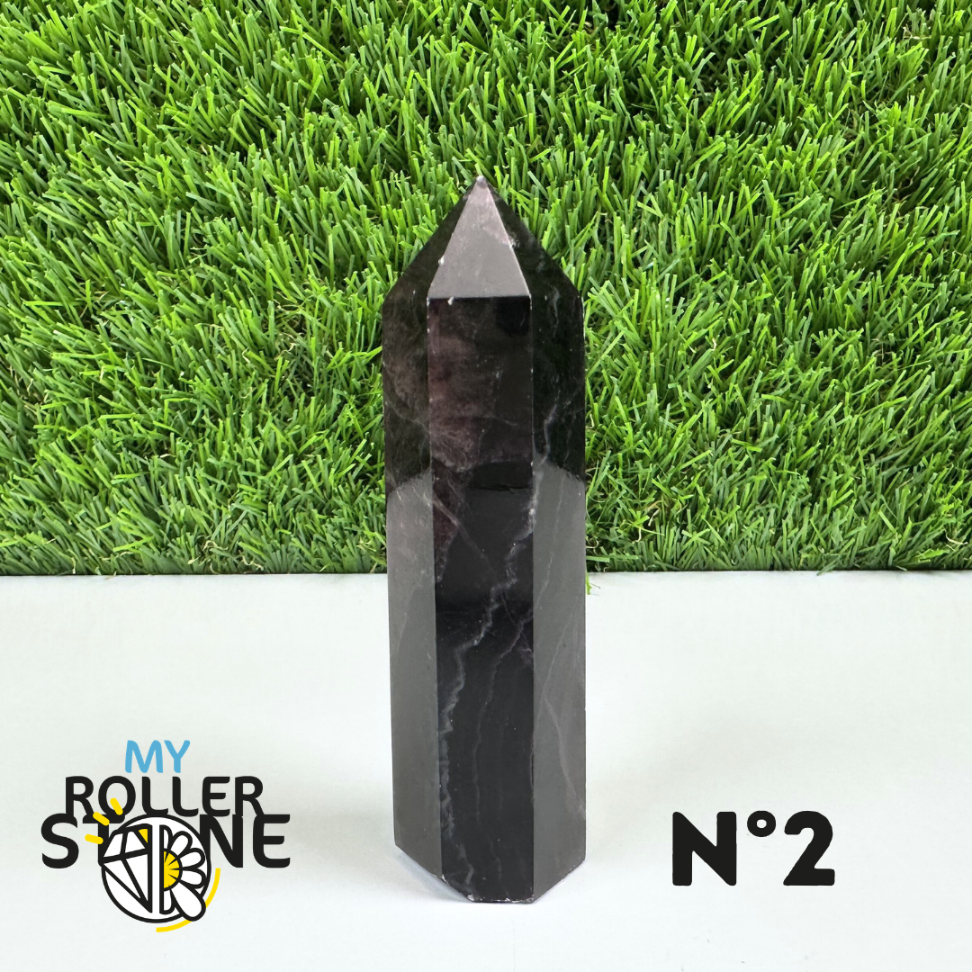 Pointes Pierre Fluorite Arc-en-Ciel