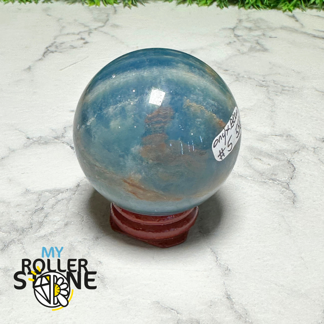 Sphère Onyx Bleu