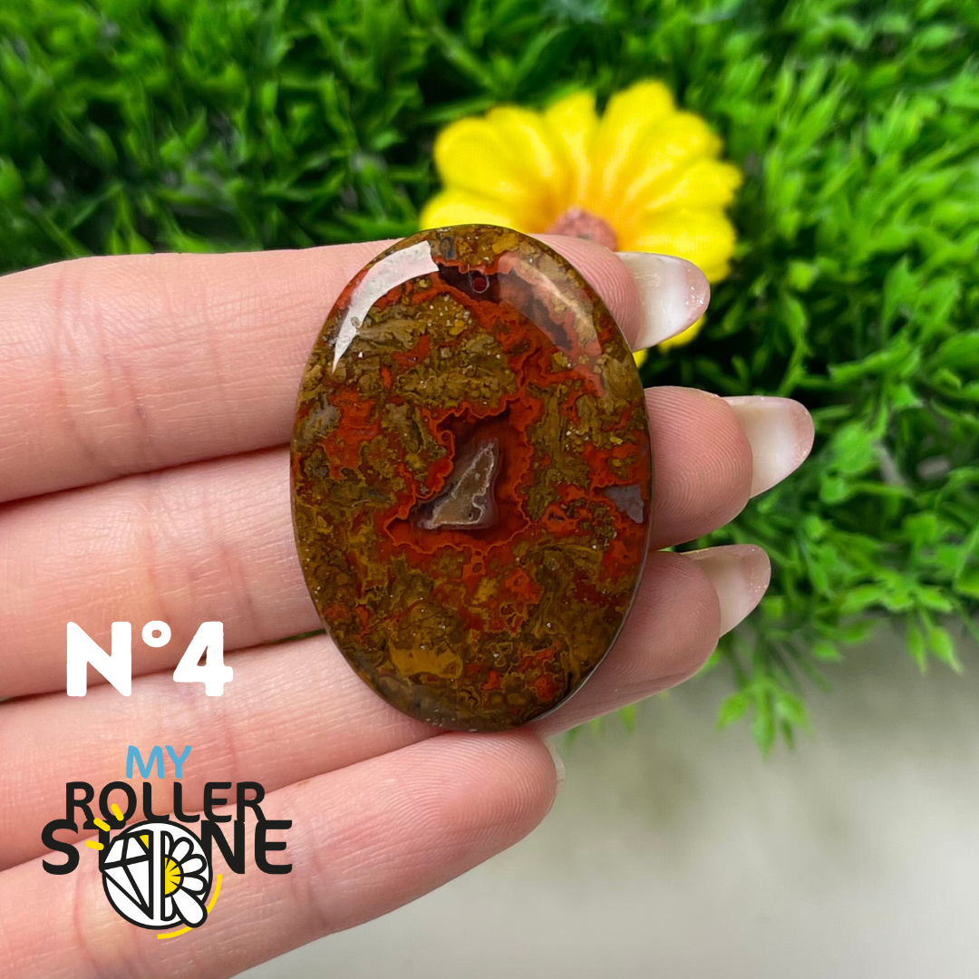 Pendentif Agate Marocaine 5A percé