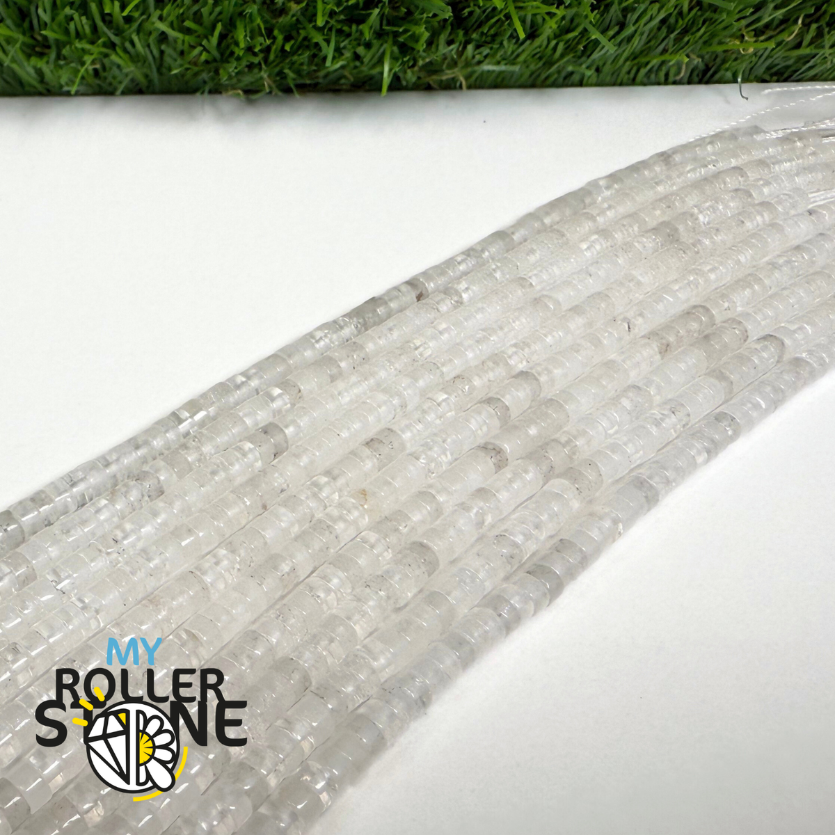 Perle heishi Cristal de roche