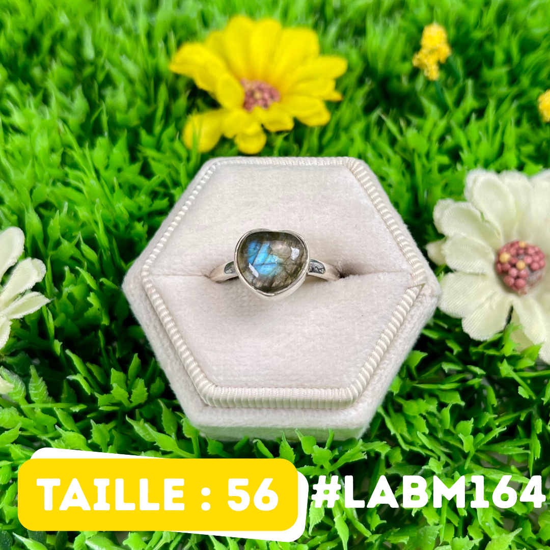 Bague Argent Labradorite Multifire #LABM164