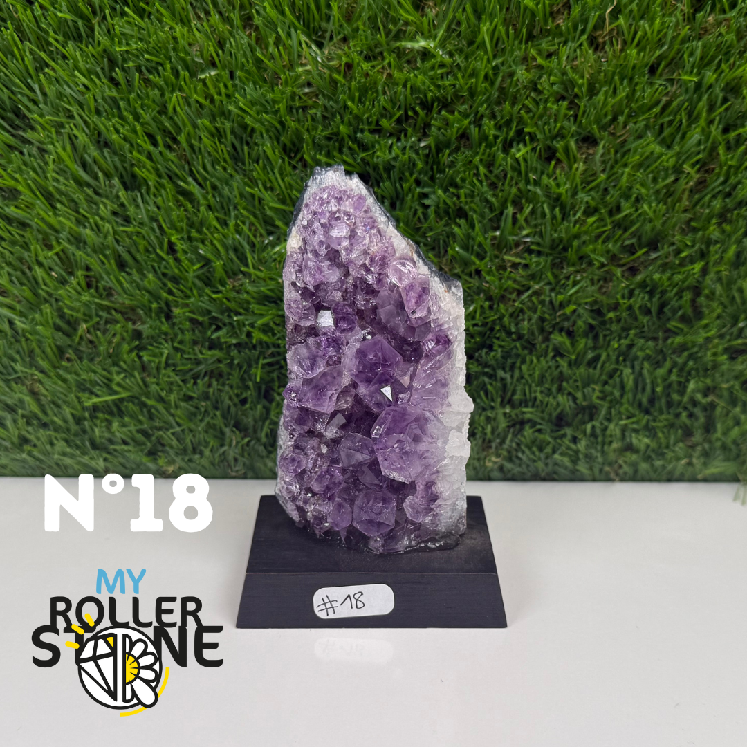 Améthyste sur socle