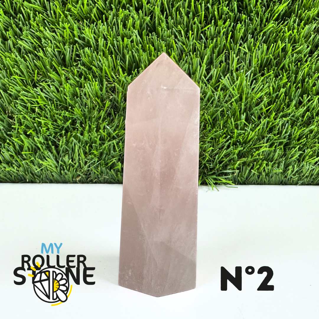 Pointes Pierre Quartz Rose