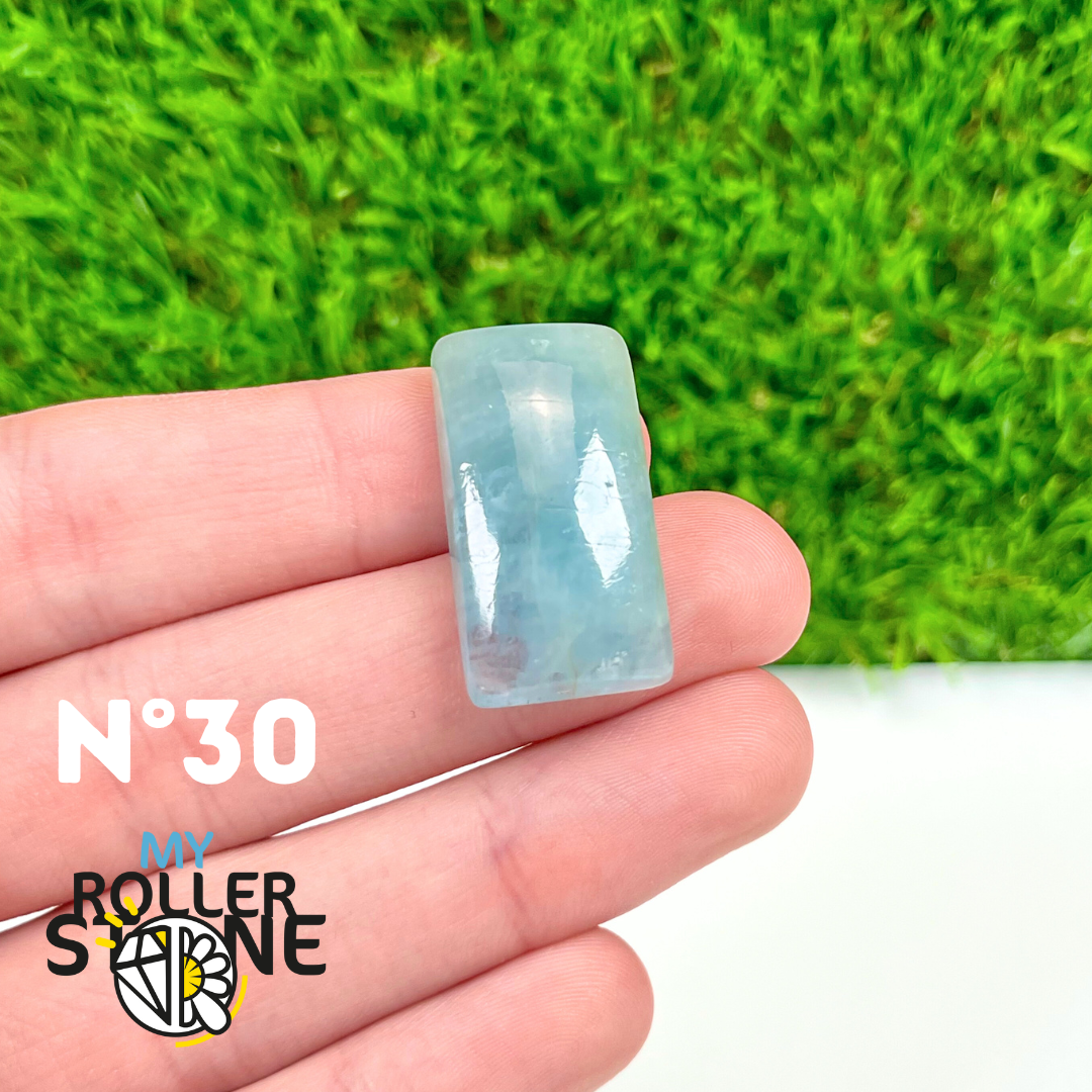 Pendentif Percé Aigue marine 5A