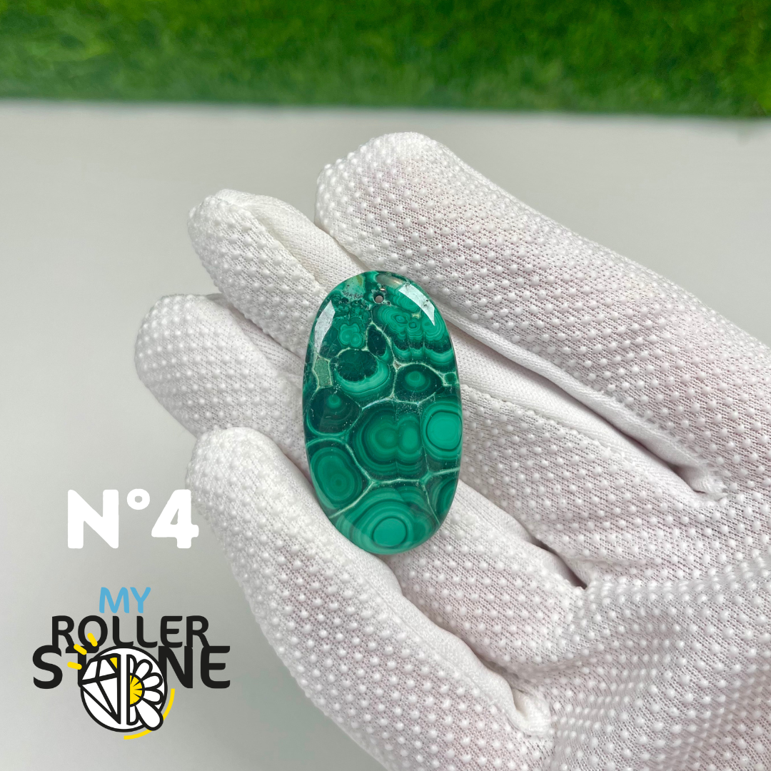 Pendentif Malachite 5A percé
