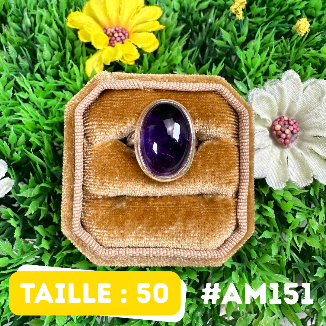 Bague Argent 925 Améthyste #AM151