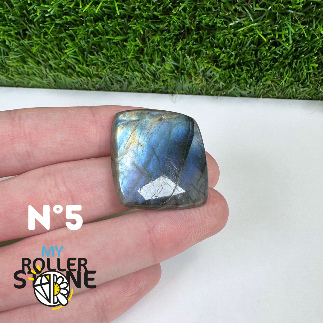 Pendentif Percé Labradorite Multi Fire 5A