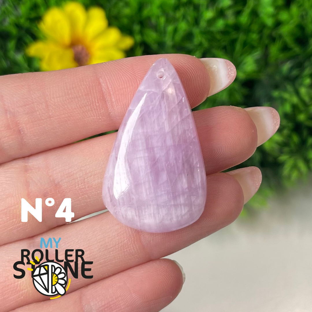 Pendentif Kunzite 5A percé