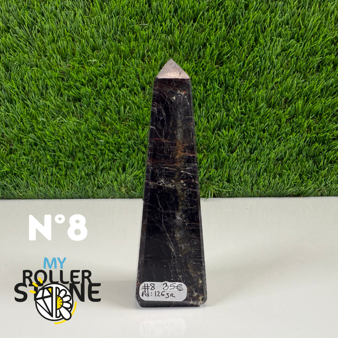 Obélisque en Tourmaline noire