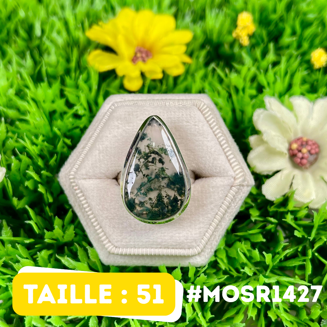 Bague Agate Mousse #MOSR1427