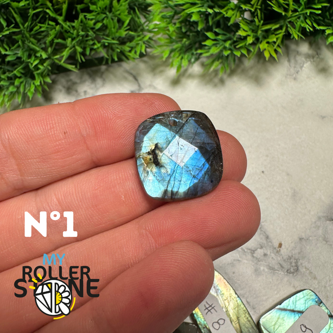 Pendentifs Labradorite forme Libre Facettée