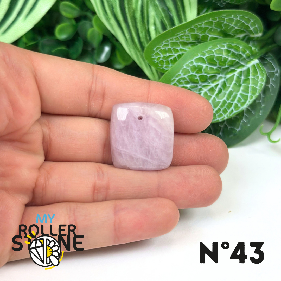 Pendentif Kunzite 5A percé