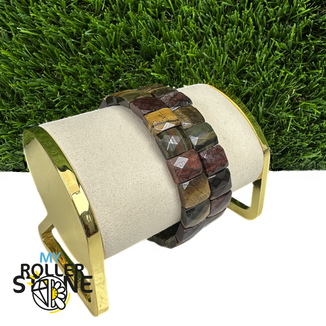 Bracelet Manchette Mix Oeil de Tigre