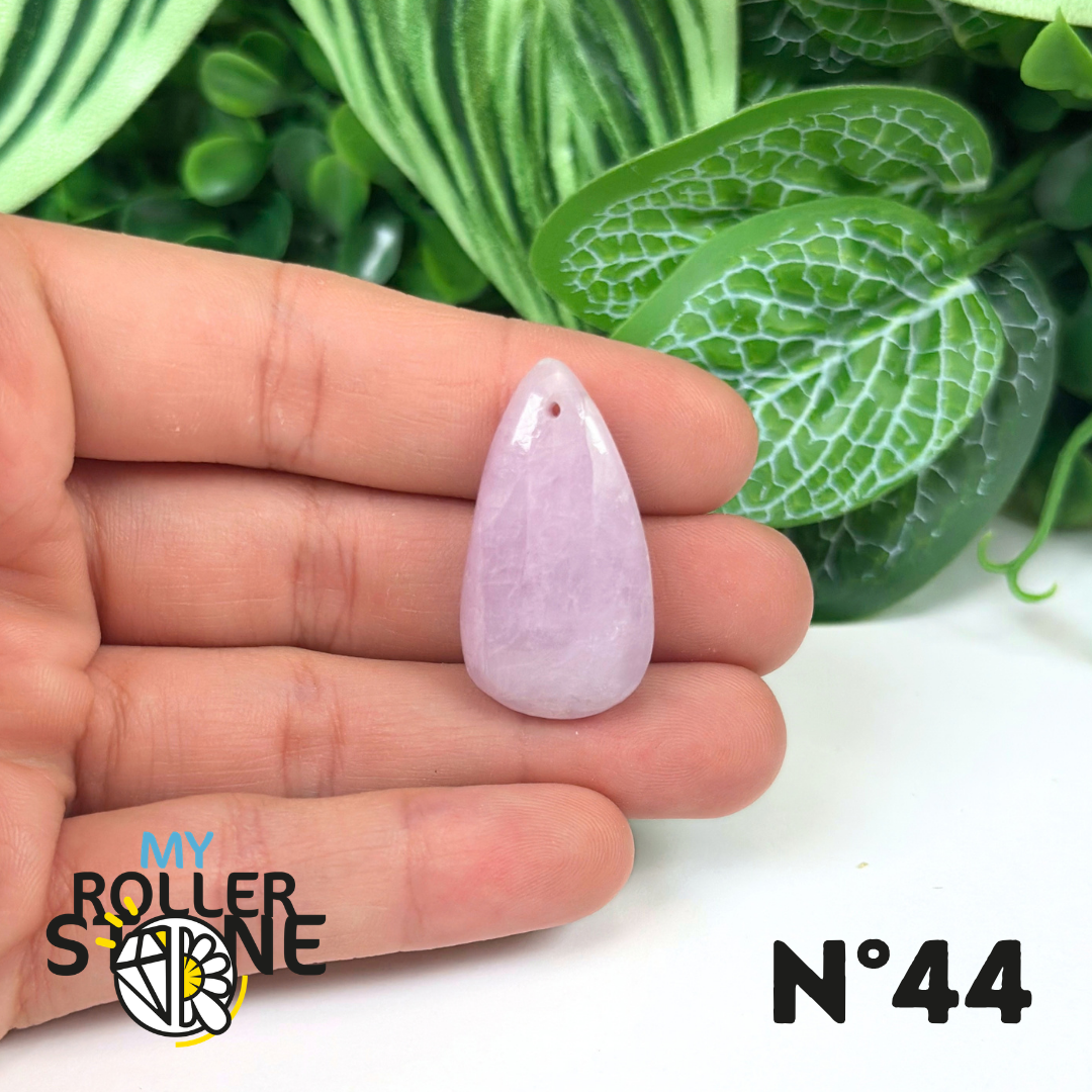 Pendentif Kunzite 5A percé