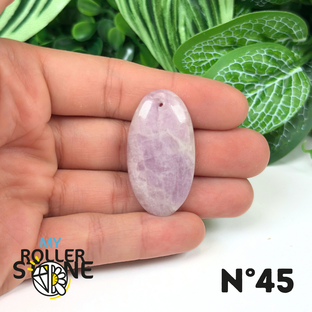 Pendentif Kunzite 5A percé