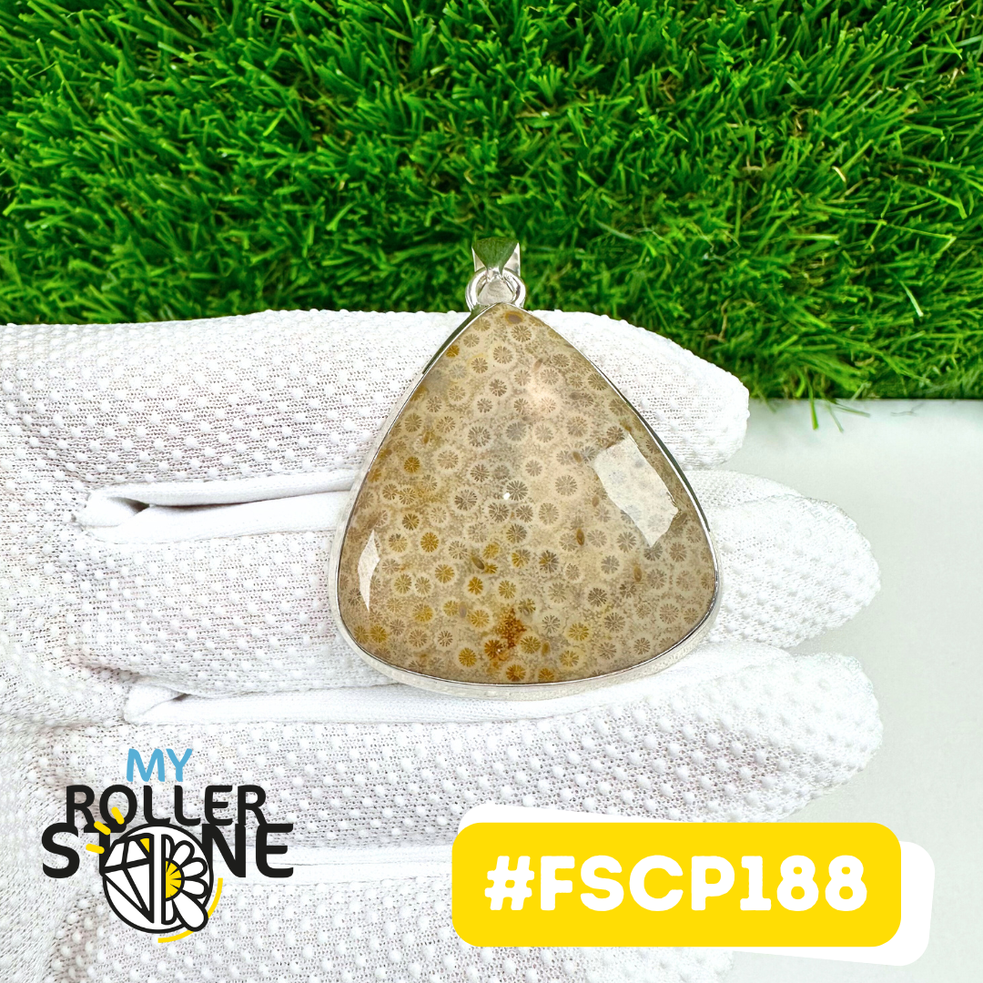 Pendentif Chrysanthème Argent 925 #FSCP188