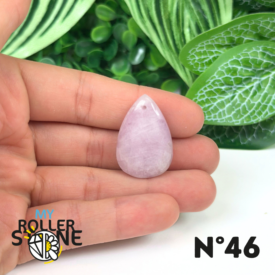 Pendentif Kunzite 5A percé