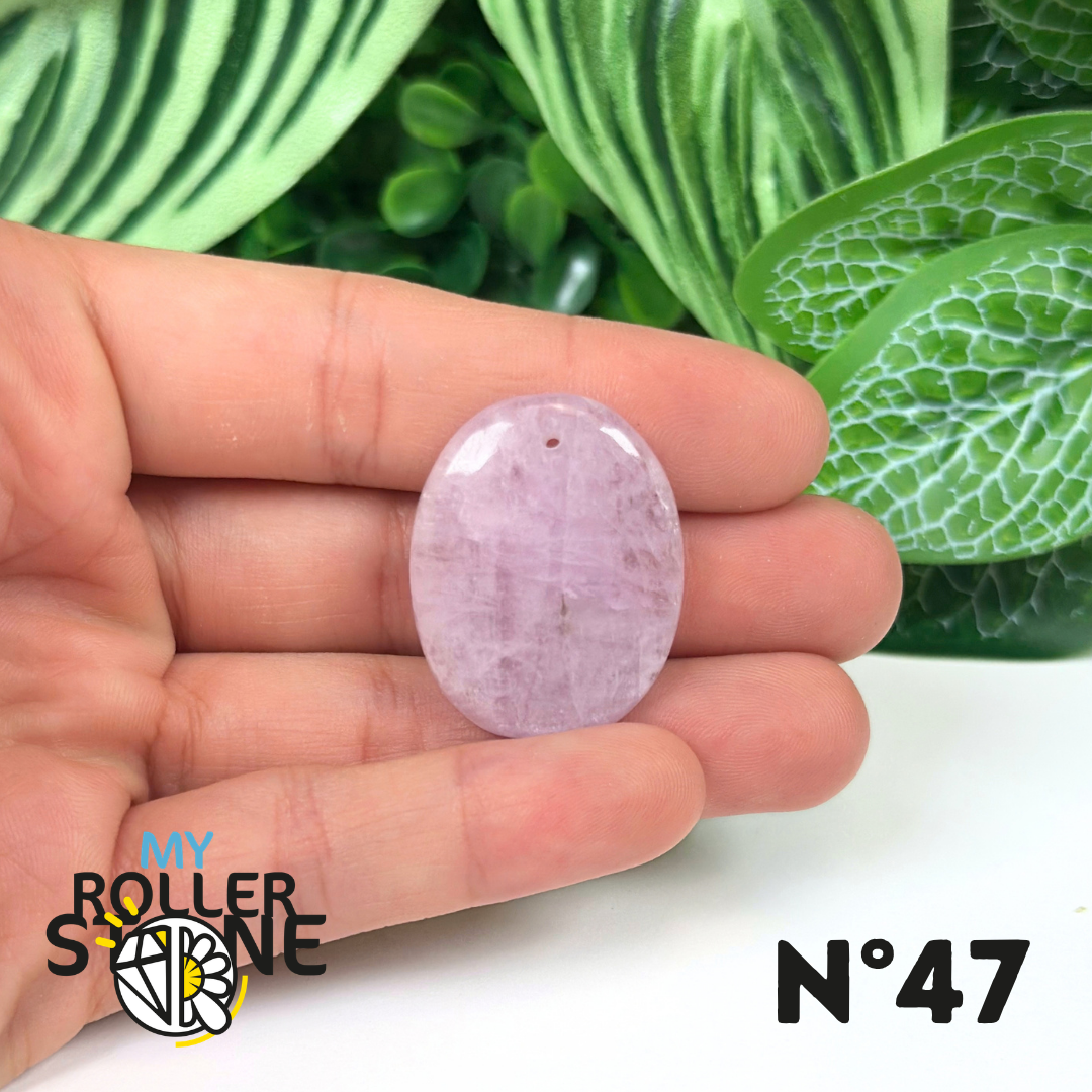 Pendentif Kunzite 5A percé