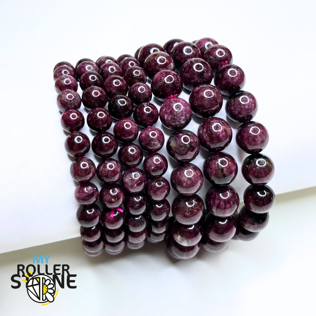 Bracelet Tourmaline Rouge Rubellite